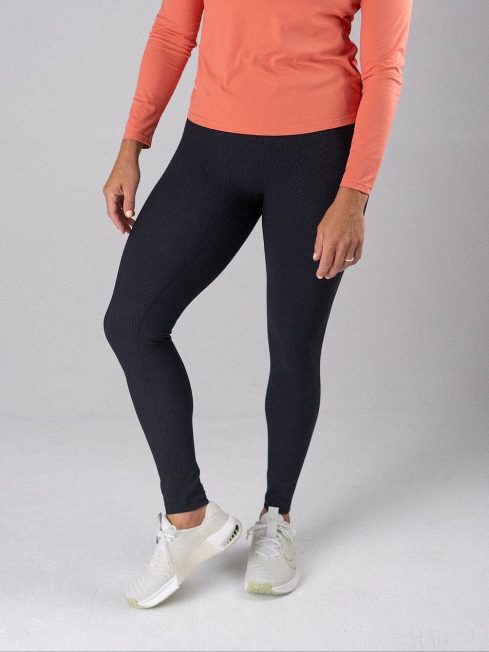 Alyth Dynamic Devoted Lite Legging Ribbed In Black Size Small